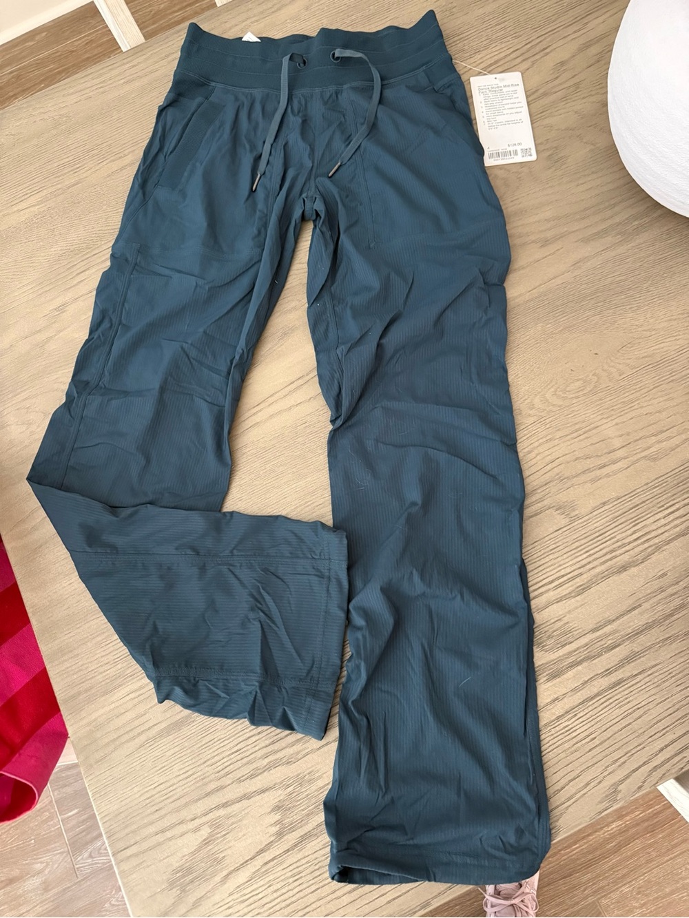 lululemon athletica Teal Drawstring Women's Dance Studio Pants -NWT